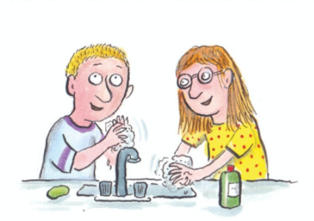 Axel Sheffler helped produce a book on the coronavirus pandemic for children