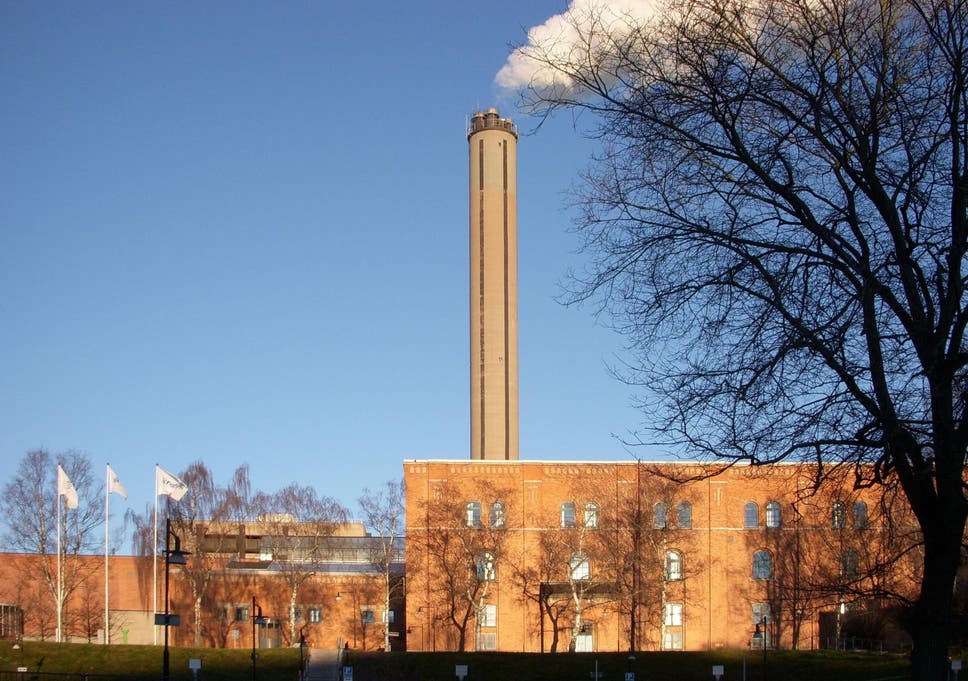 The plant at Värtaverket, in Hjorthagen in eastern Stockholm, pictured in 2008