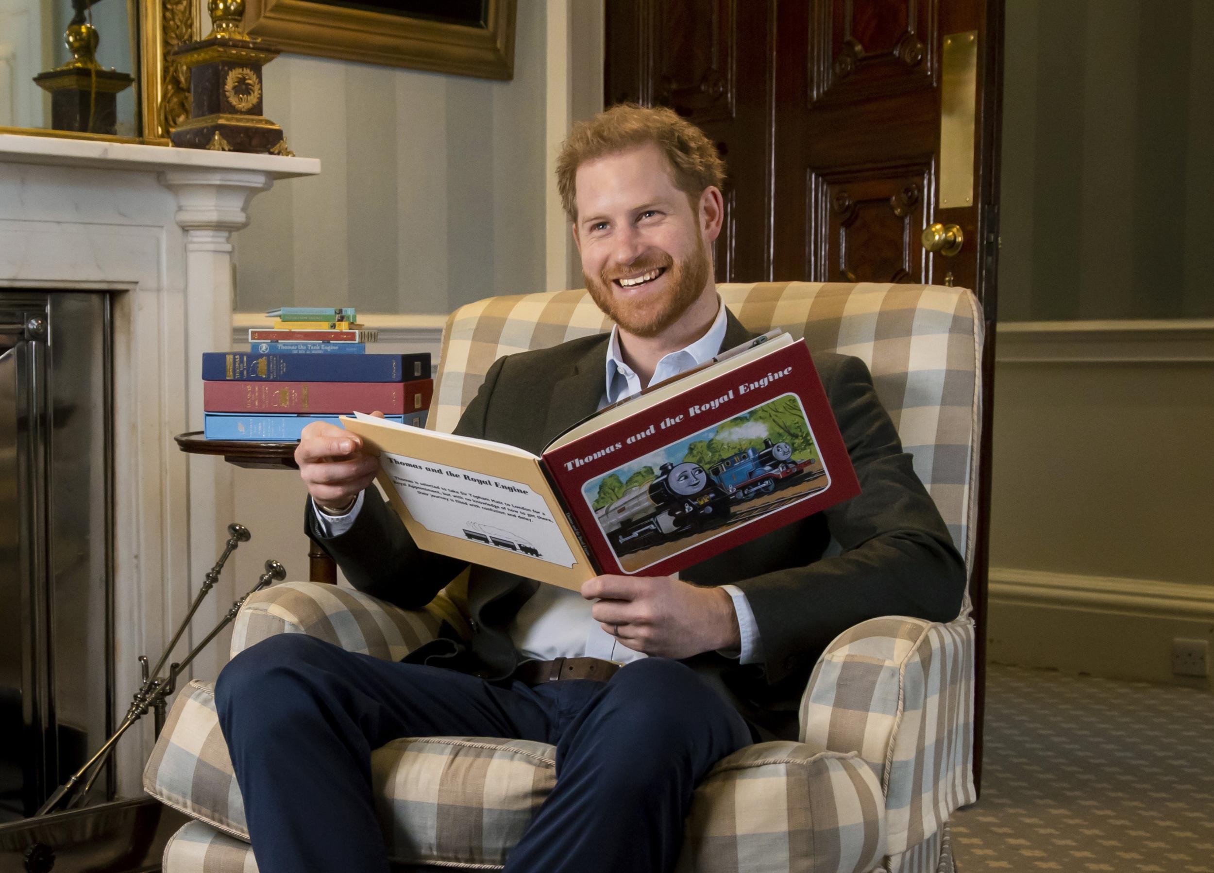 Prince Harry filmed the introduction in January before he moved to LA (AP)