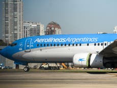 Argentina bans all commercial flight sales until at least 1 September