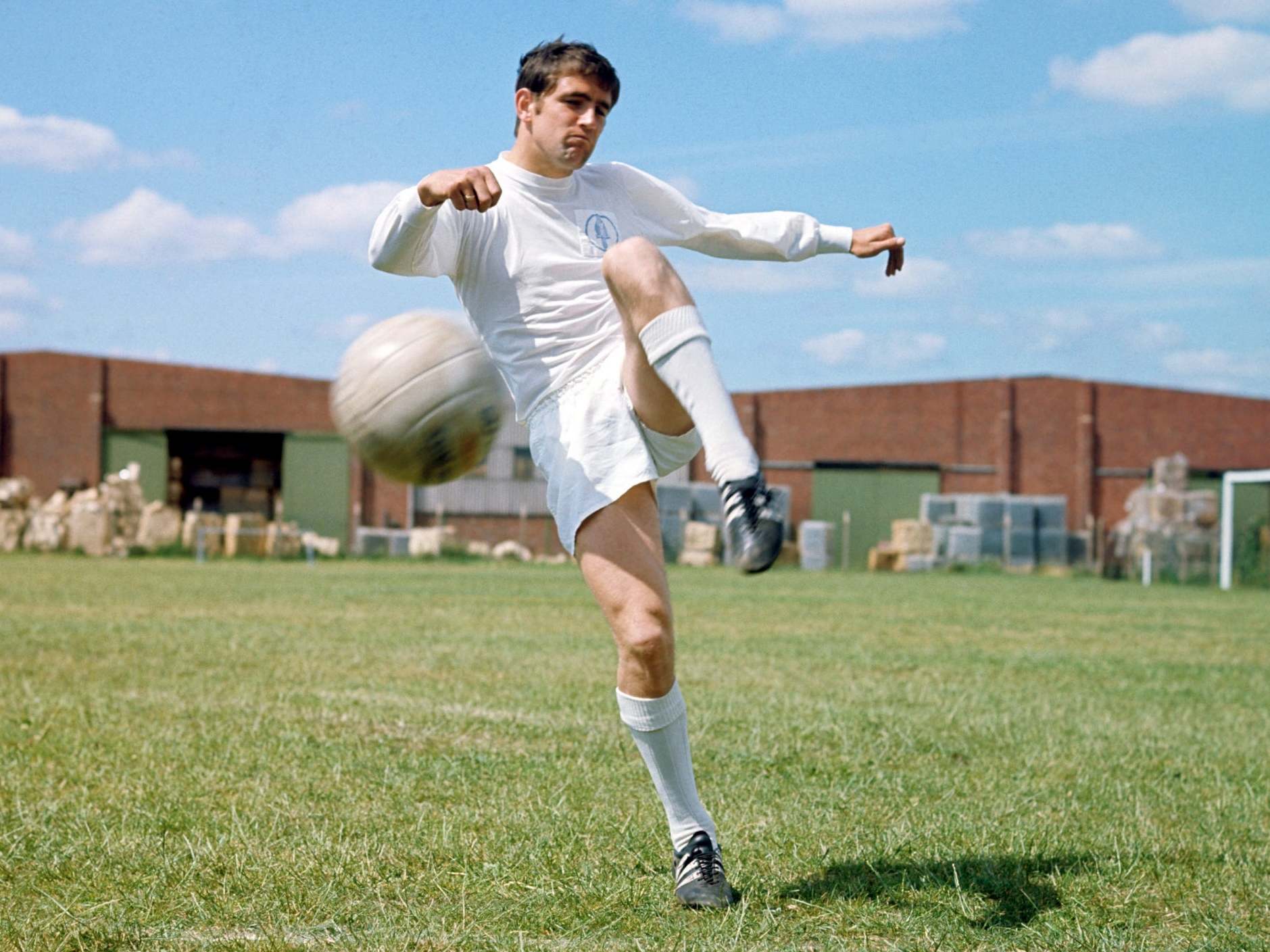 Hunter in 1969, the year Leeds United first won the league title