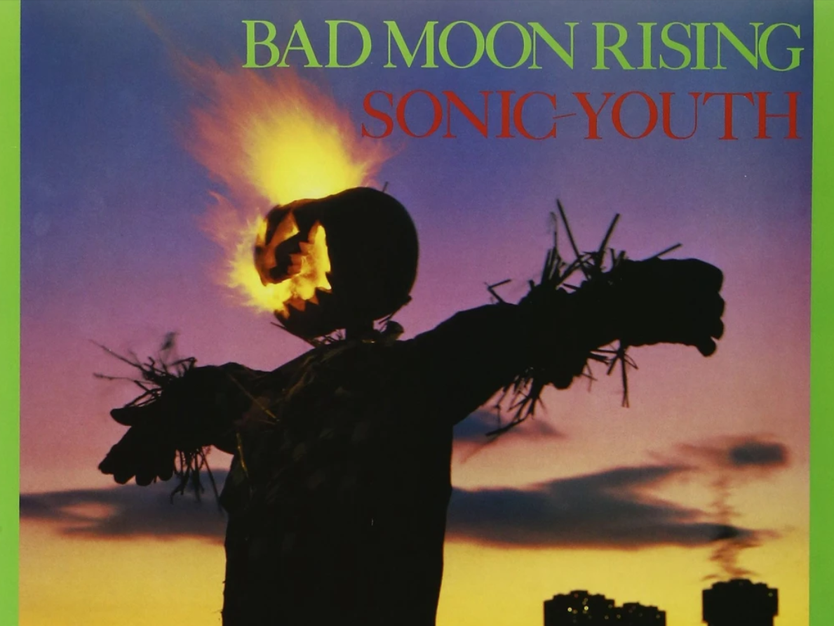 The cover to Sonic Youth’s masterful breakthrough album, ‘Bad Moon Rising’