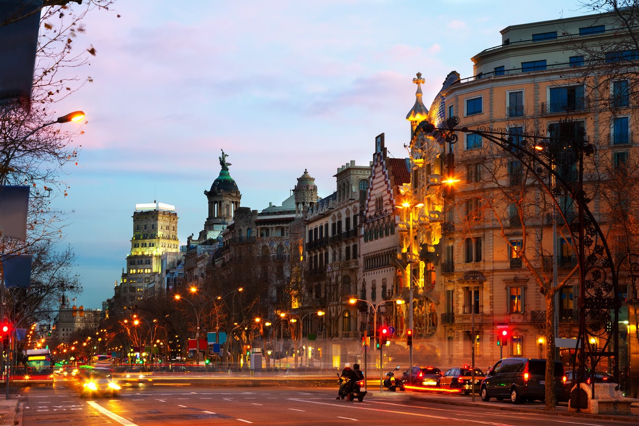 Passeig de Gracia, a bustling shopping area in the city (iStock)