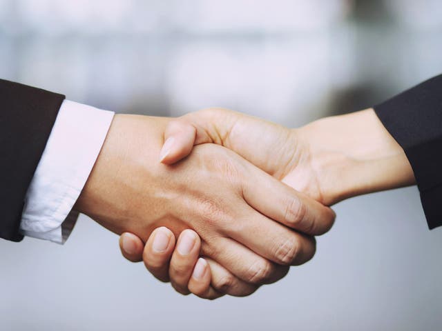 Handshakes have become taboo due to their liability for spreading germs