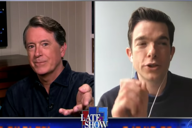 Stephen Colbert and John Mulaney interpret one another's dreams on The Late Show