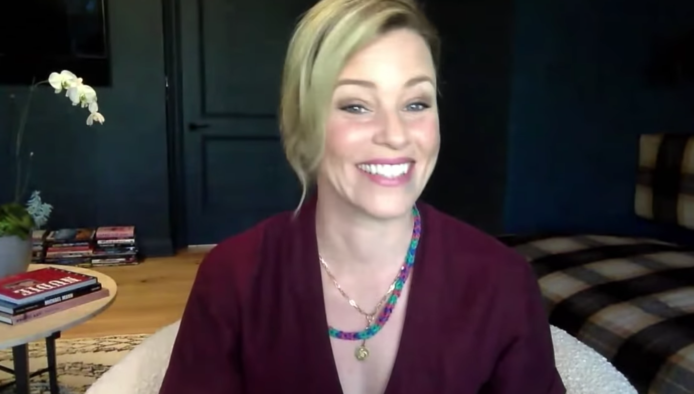 Elizabeth Banks takes a maths quiz on Jimmy Kimmel