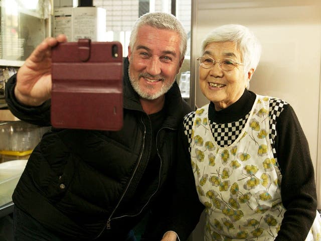 Paul Hollywood in his Channel 4 show 'Paul Hollywood Eats Japan'