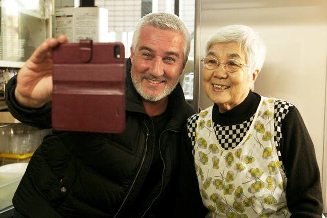Paul Hollywood in his Channel 4 show 'Paul Hollywood Eats Japan'