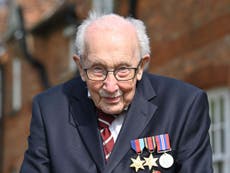 Captain Tom Moore promoted to Honorary Colonel on his 100th birthday