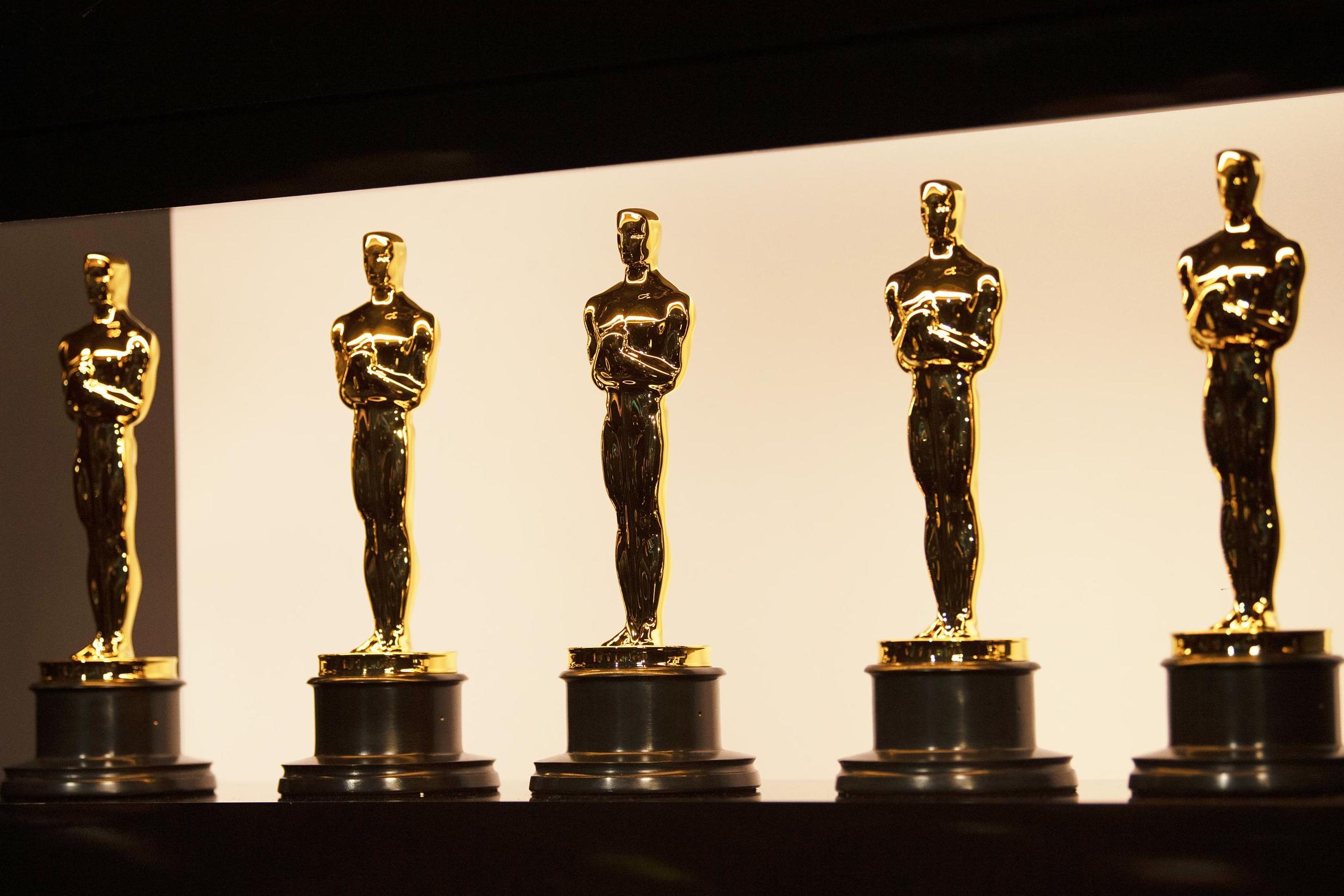Oscars statuettes at the 92nd Academy Awards on 9 February 2020 in Hollywood, California.