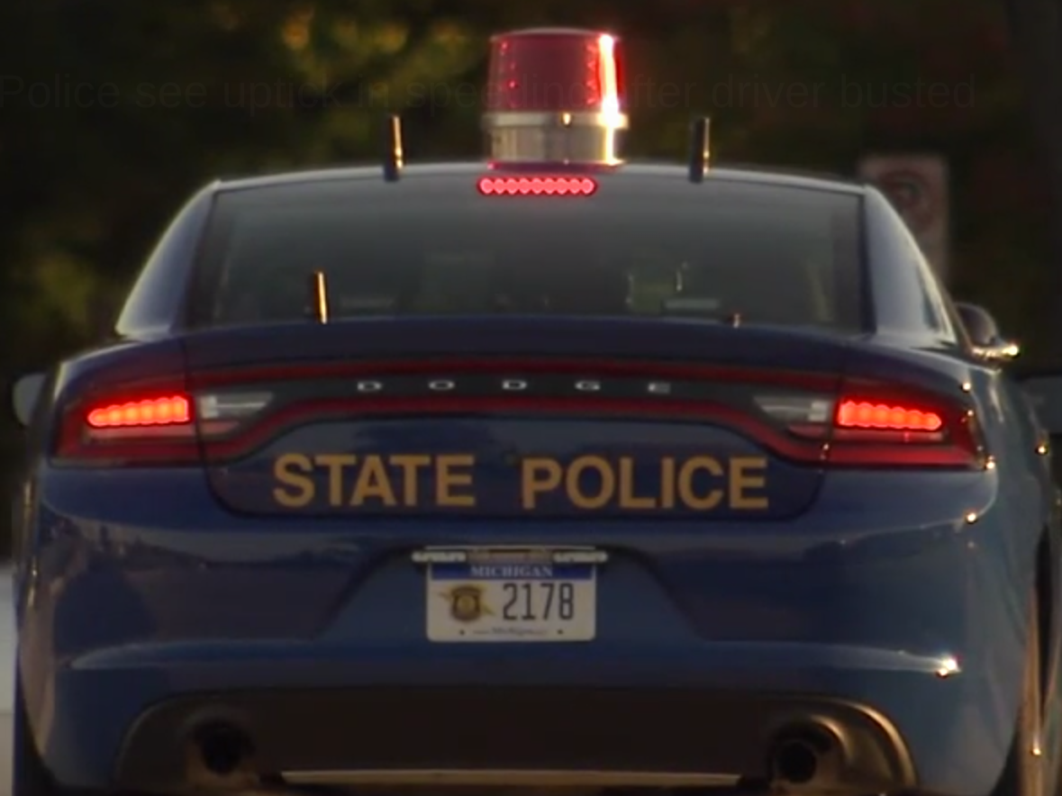 Driver caught doing 180mph on near-empty Michigan highway