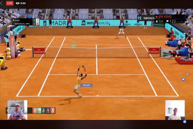 Andy Murray has defeated Rafael Nadal and Alexander Zverev in the Virtual Madrid Open
