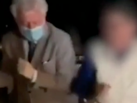 An Italian mayor has reportedly been fined after a video showed him dancing with a resident during lockdown