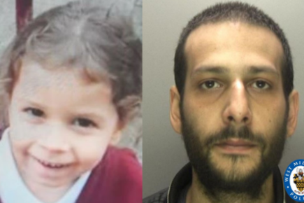 Police have released images of the young boy and his father Rene Klempar