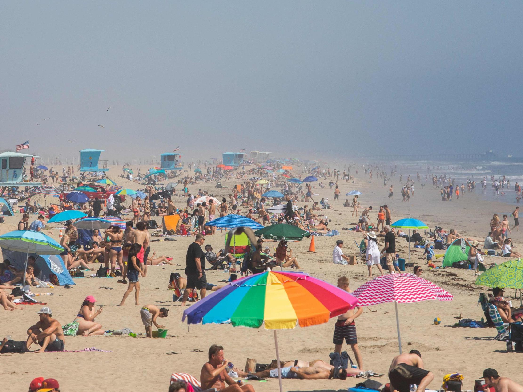 All California beaches to be closed following weekend crowding, police memo says 