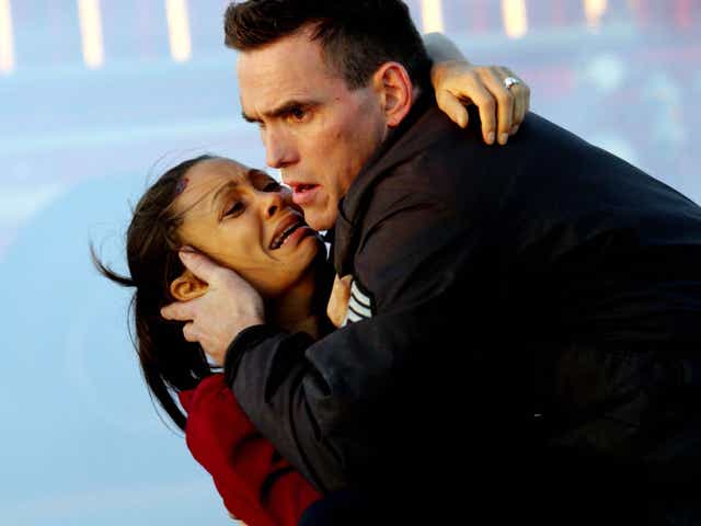 In the film’s most noxious sequence, John (Matt Dillon) comes to the rescue of Christine (Thandie Newton), who’s been involved in a collision