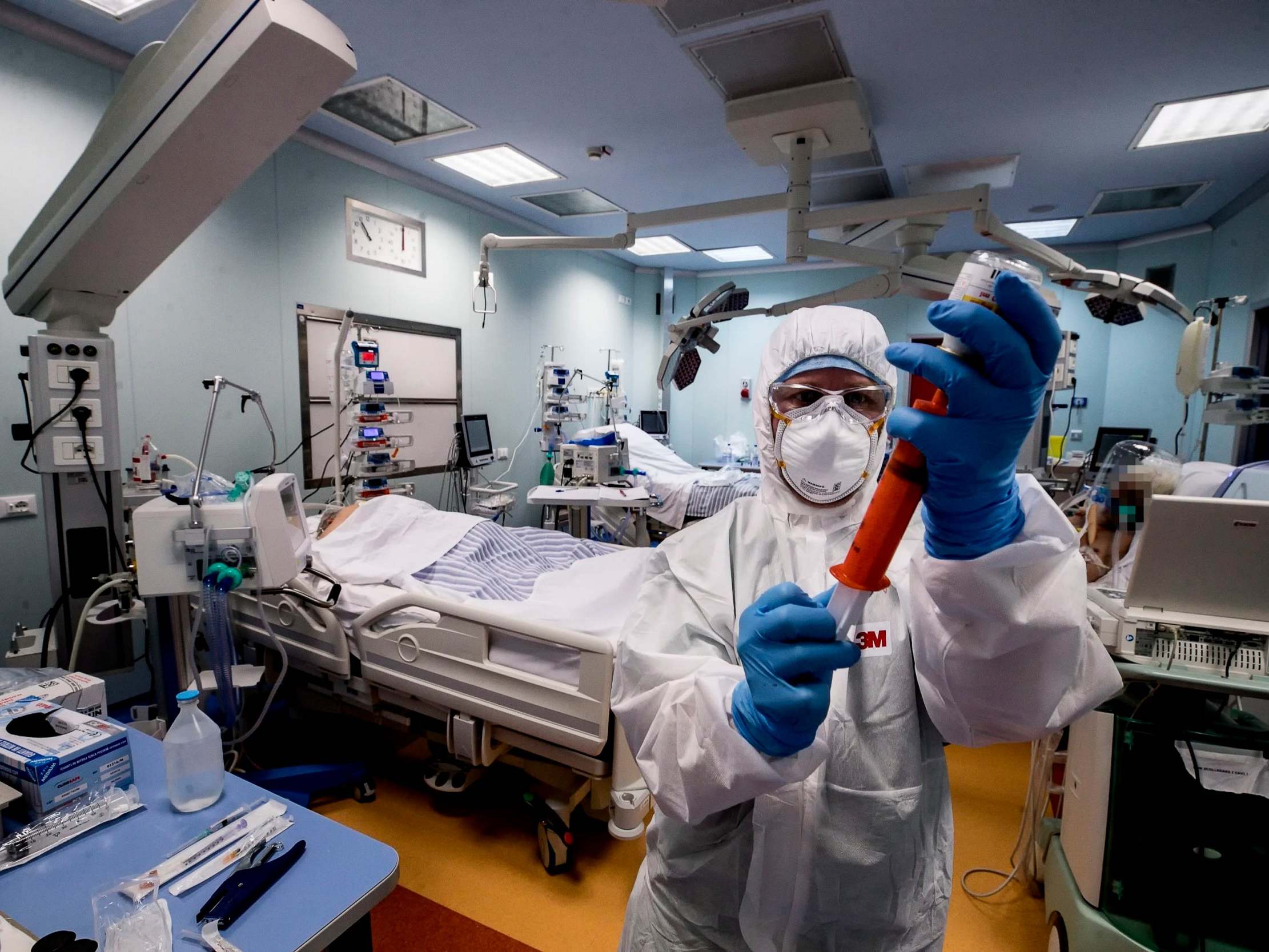 Italy's intensive care units were soon overwhelmed as the pandemic struck