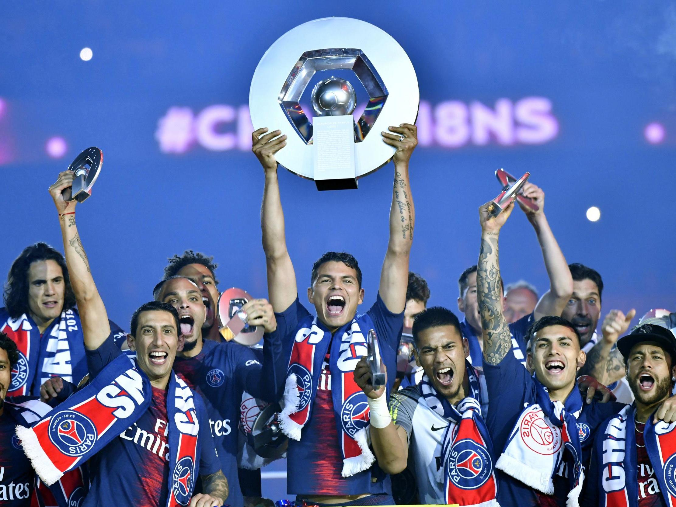 Paris Saint Germain have been crowned champions