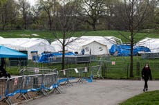 New York City’s temporary Central Park field hospital is set to close