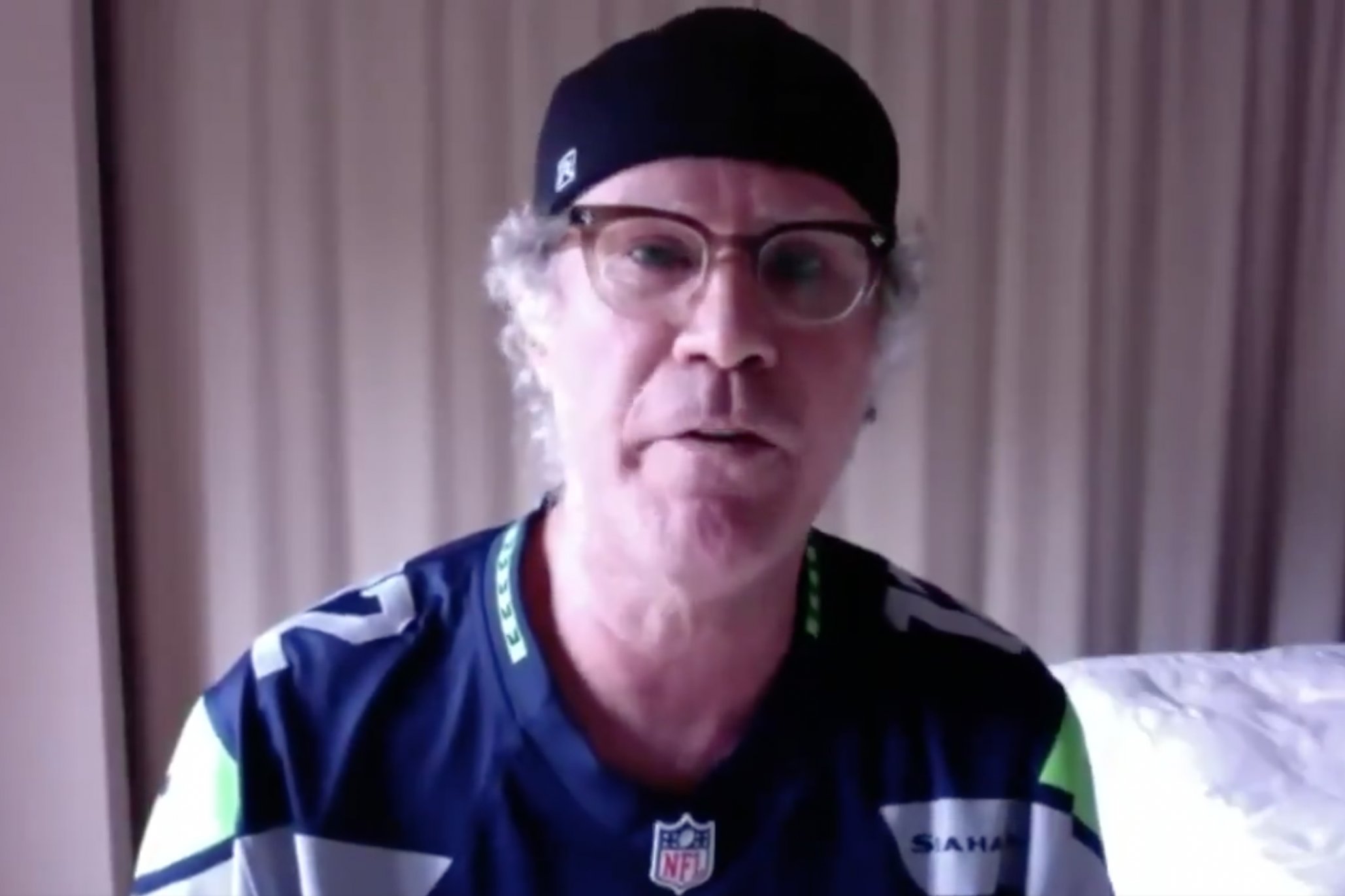 Will Ferrell crashes Seatle Sheahawks&apos; video call as Greg Olsen