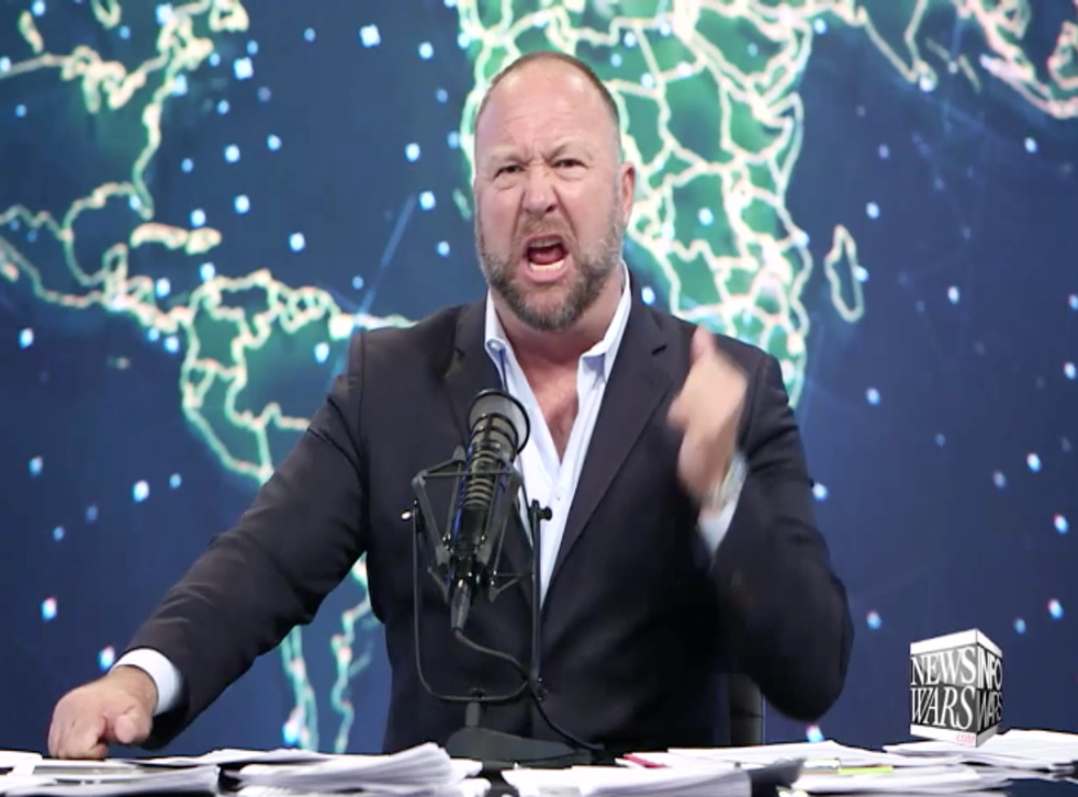 If society collapses, Alex Jones says he would kill and cook his neighbours to feed his children