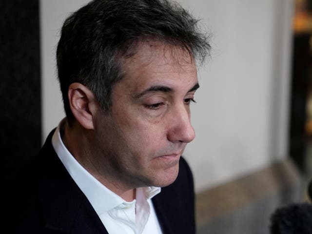 Michael Cohen reporting to prison in 2019