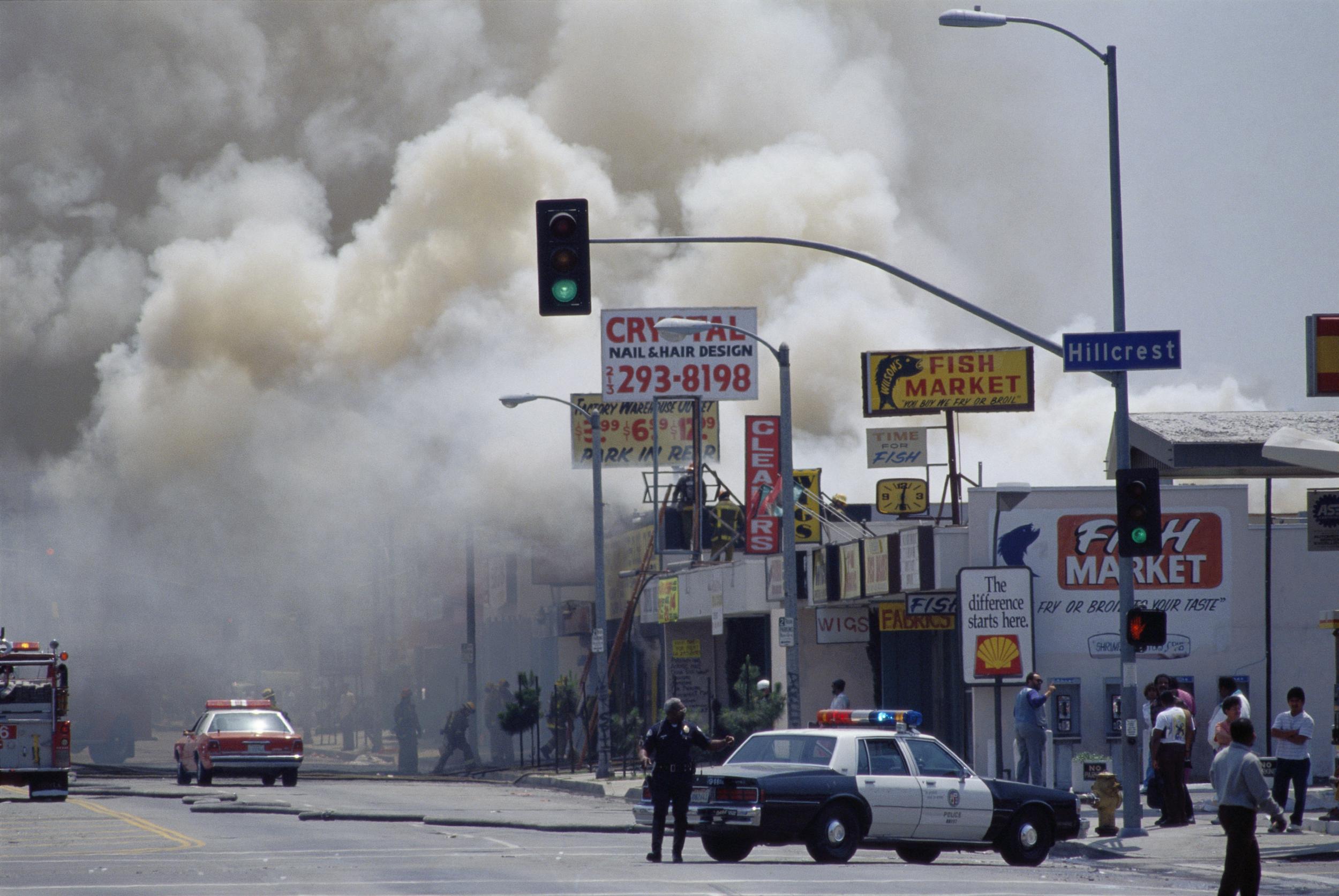 1992 LA Riots Map