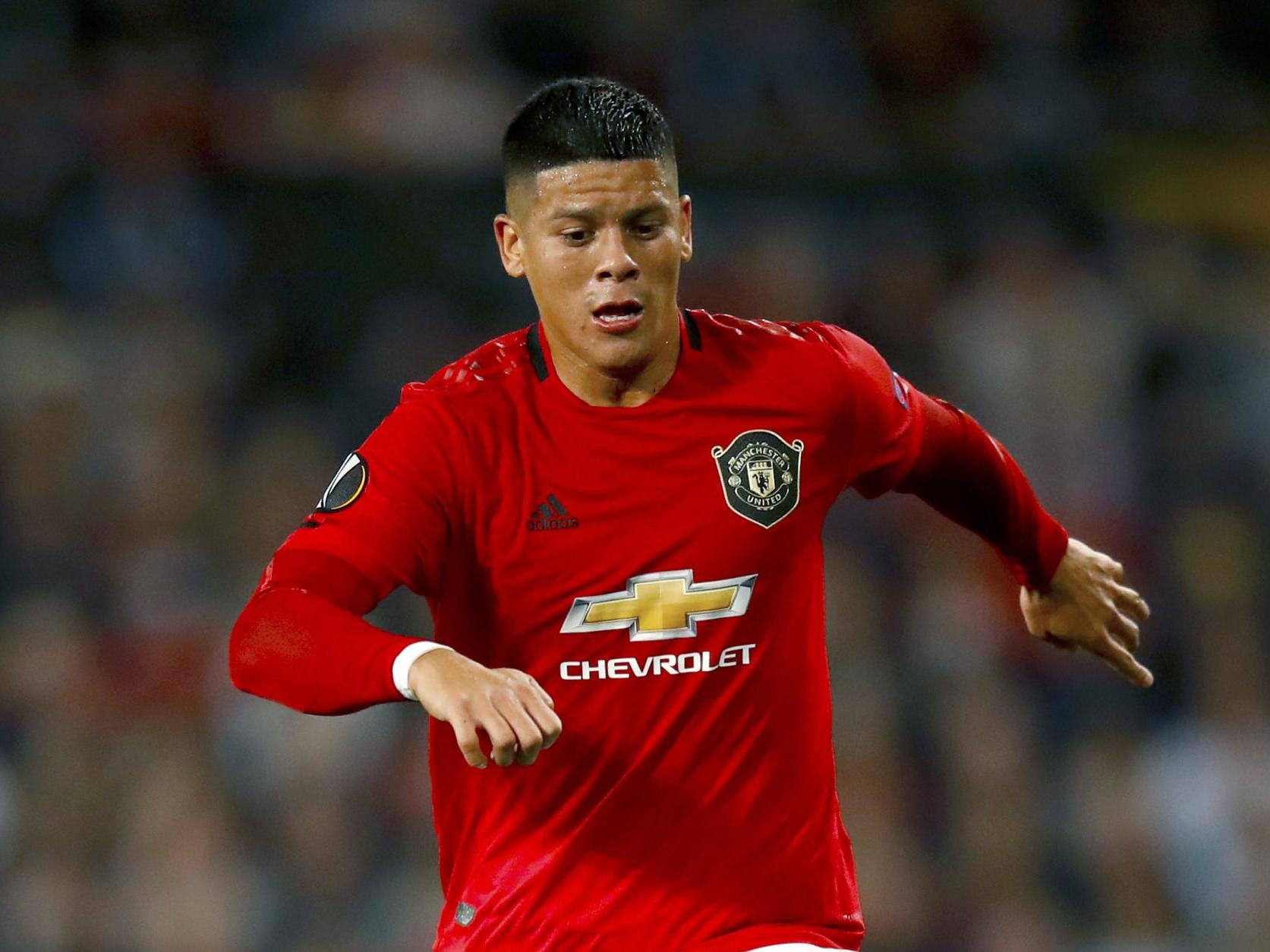 Manchester United's Marcos Rojo
