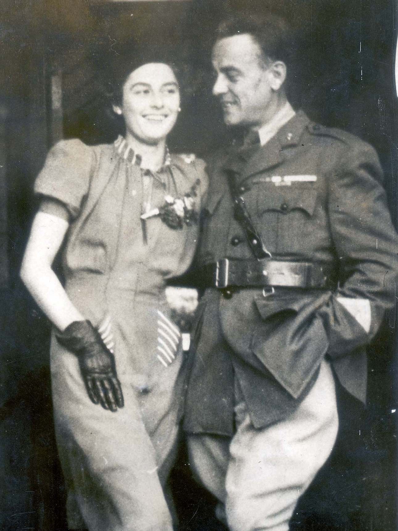 Violette Szabo with her husband Etienne. She was tortured and shot, and was posthumously awarded the George Cross