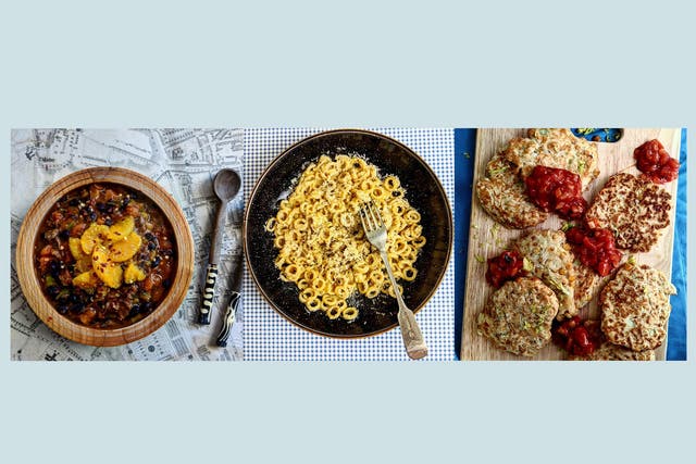 Lunchtime cooking needn't be boring, expensive or tiresome, here's three easy recipes to cook in minutes