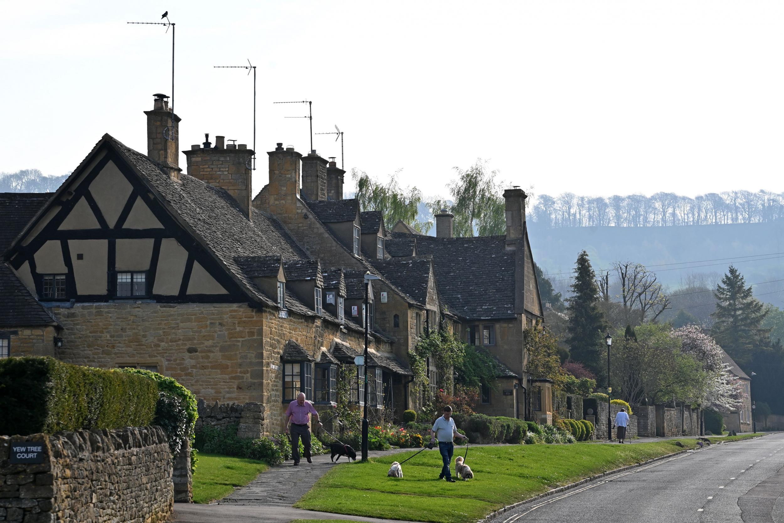 The Cotswolds: home to high-profile residents such as the Beckhams who fuel discontent