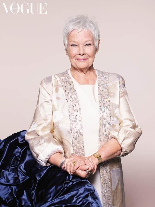 The images of Dame Judi Dench were taken before the UK lockdown?(Nick Knight/Vogue)