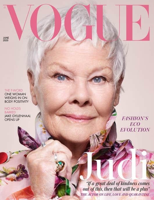 Dame Judi Dench has become the oldest cover star of British Vogue (Nick Knight/Vogue)