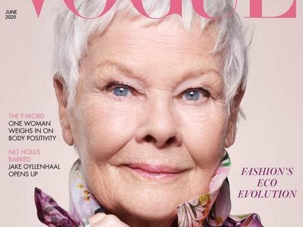 Judi Dench Makes History As British Vogue S Oldest Ever Cover Star The Independent The Independent