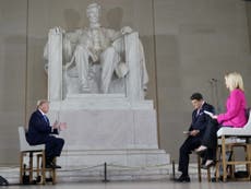 Trump says protesters want to topple statues of Jesus and Lincoln