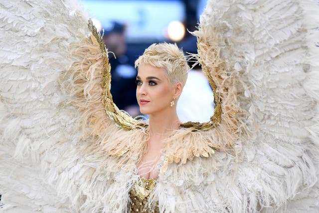 Katy Perry at the Met Gala in 2018