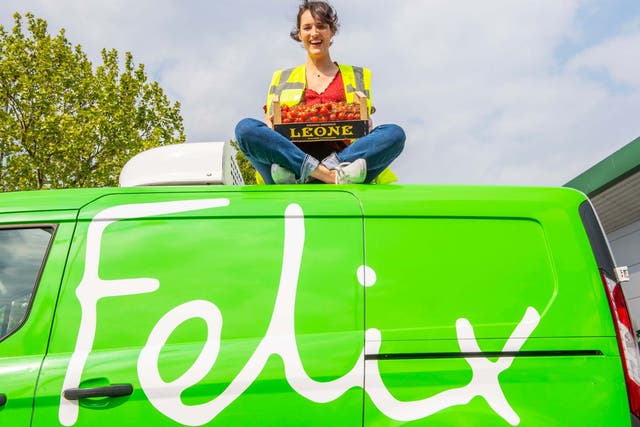 Stellar support: Phoebe Waller-Bridge, who has backed our appeal, helping out at The Felix Project in north London
