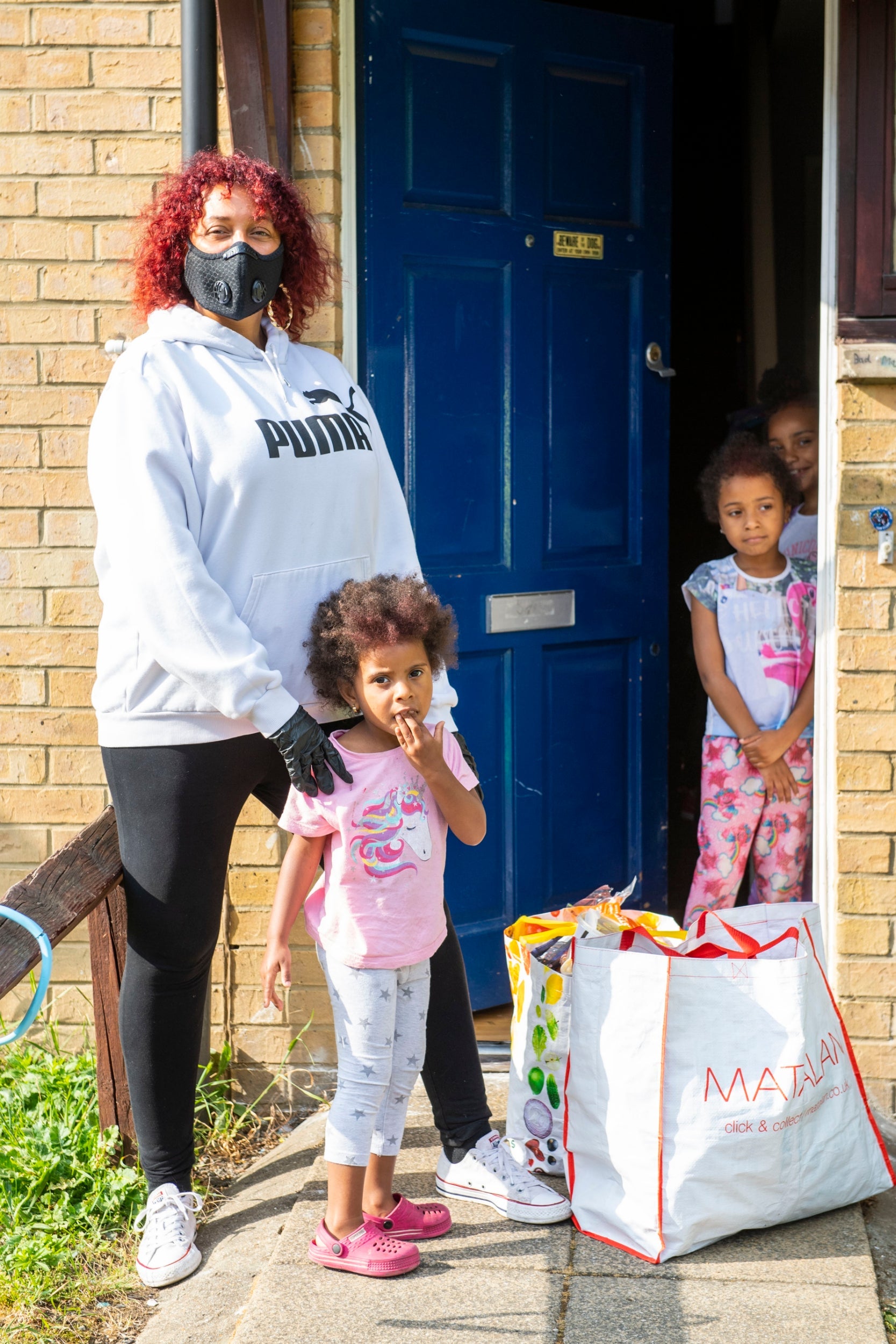 Jobless Simone is locked down with five children in a two-bedroom flat