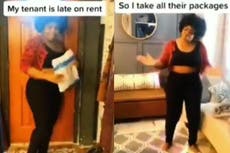 Landlord says viral TikTok about taking tenant's packages until they pay rent was a 'skit'