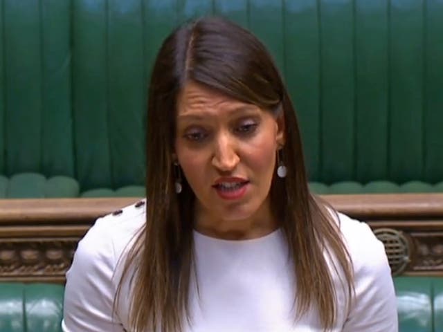 Dr Rosena Allin-Khan asks a coronavirus-related question to Matt Hancock, the health secretary, in the House of Commons on 5 May 2020