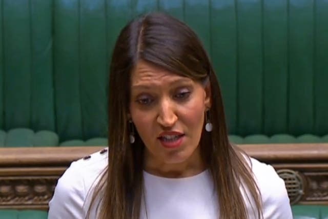 Dr Rosena Allin-Khan asks a coronavirus-related question to Matt Hancock, the health secretary, in the House of Commons on 5 May 2020
