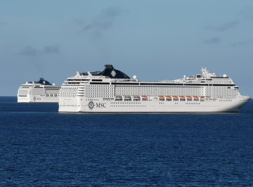 MSC Seaview is stranded off the coast of Brazil