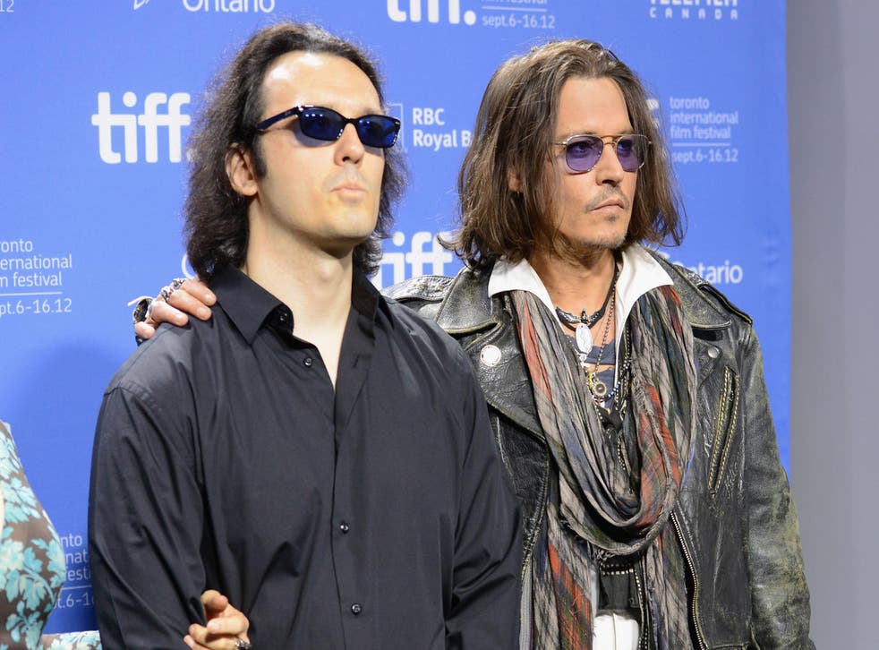 Damien Echols and actor Johnny Depp at the ‘West of Memphis’ photo call during the 2012 Toronto International Film Festival on 8 September 2012 in Toronto, Canada.