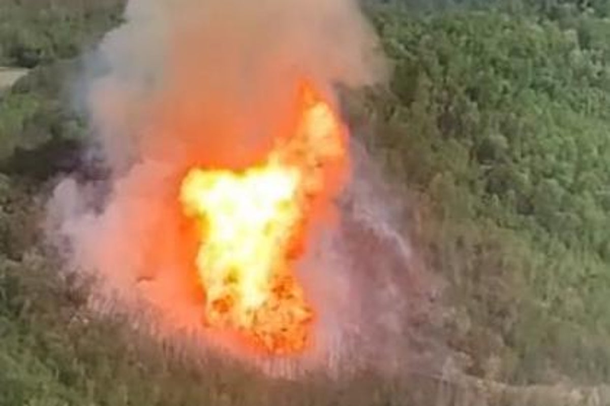 Gas pipeline explodes in Kentucky county | The Independent | The ...