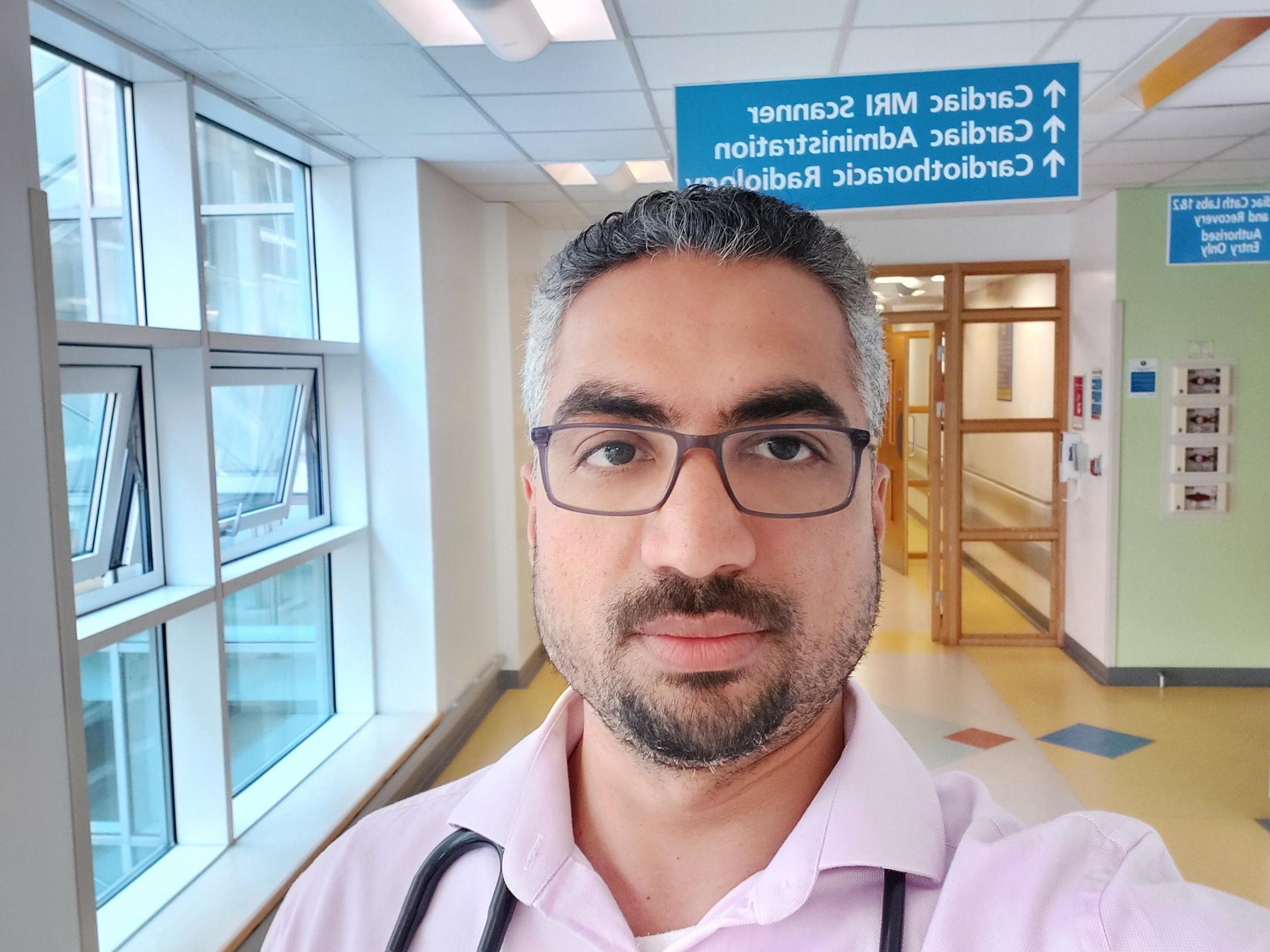 Dr Hamad Hawama is working at an A&amp;E department in Southampton during the pandemic