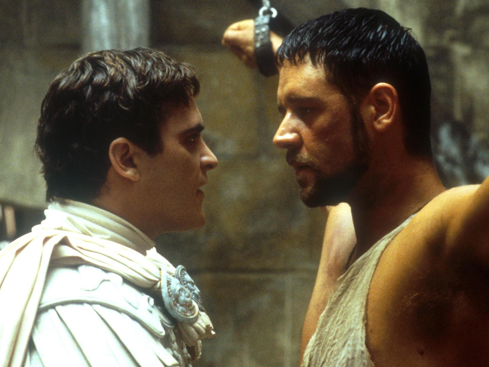 Joaquin Phoenix was compelling as the villainous Commodus, with the script being adjusted to fit his performance