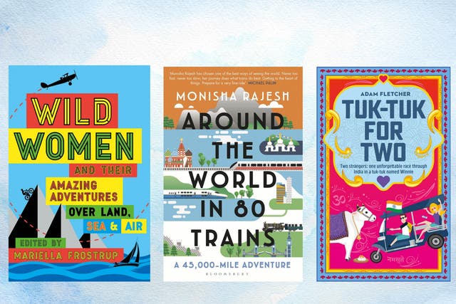 From travelling the globe by train to the memoirs of a war correspondent, these books will take you beyond your four walls