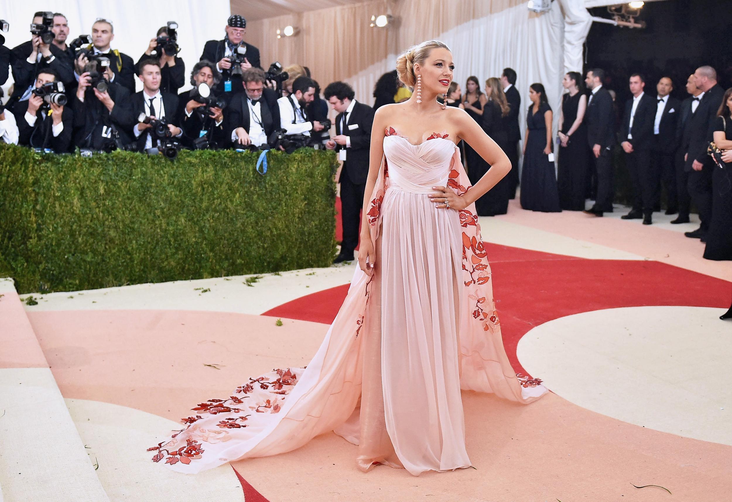 Lively at the 2016 Met Gala (Getty)