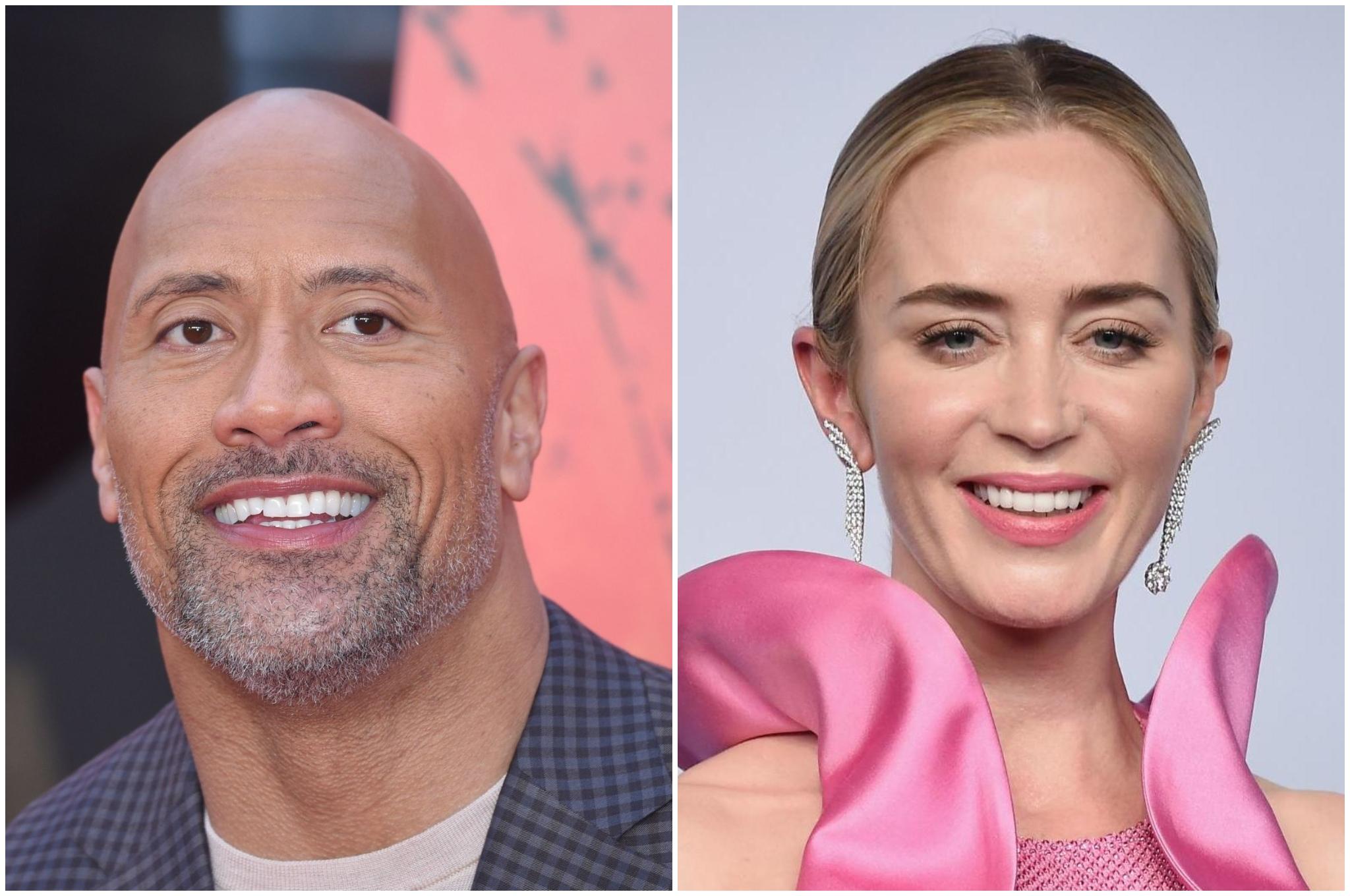 Dwayne Johnson and Emily Blunt to star in superhero film Ball and Chain