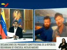 Venezuela state TV airs video of American ‘confessing to coup plot’